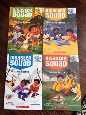 Disaster Squad Scholastic, 4 Early Reader Chapter Books, Branches collection